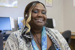 Bertha Plummer is boosting her skills thanks to the College’s Adult Education and Culinary Arts programs.