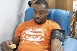 MCC students, faculty, and staff members rolled up their sleeves and opened their arms to give blood during the College's two-day blood drive held in collaboration with MSU-Meridian.