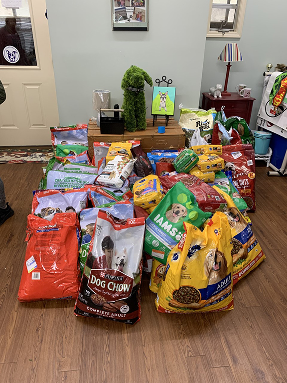 Some 759 pounds of dog food were donated by MCC students in the Practical Nursing, Medical Laboratory and Radiologic Technology programs. MCC alumna Christina Mumme sponsors the drive.