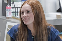 Meridian Community College student Macy Adams never thought the start of her final year of study in the Radiologic Technology Program would reveal a surprise that would help cover the cost of her education.