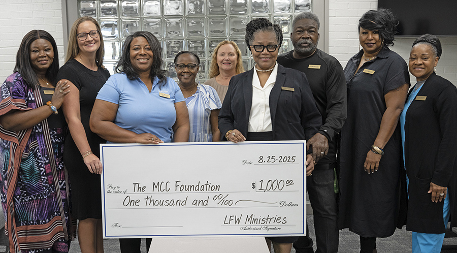 LFW Ministries donates $1,000 scholarship to MCC Foundation