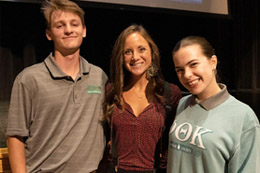 Sharing her life's story about overcoming domestic abuse, nationally-recognized Ashley Bendiksen addressed Meridian Community College audiences in three separate sessions.