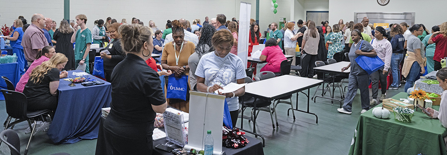MCC nursing students explore career paths at College job fair