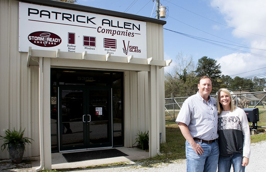 The Patrick Allen Companies was named in lists of top commercial door dealers by the International Door Association. Patrick and Stacy Allen are not only alumni but also supporters of the College and Foundation.