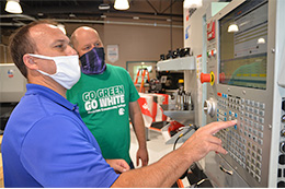 When students enrolled in Meridian Community College’s Precision Machining Engineering Technology program return to campus, they will find themselves training in a new high-tech lab that emulates some of the most advanced manufacturers in the region.  