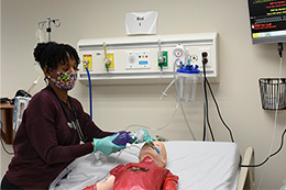 It’s been said that learning by doing can be the best way to understand. Meridian Community College Associate Degree Nursing Program students get that learning opportunity with its trauma scenario simulation sessions.