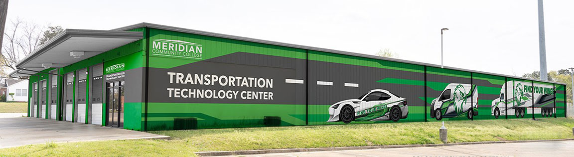 Artist rendering of the MCC Transportation Technology Training Center 