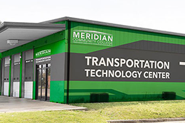 Artist rendering of the MCC Transportation Technology Training Center 